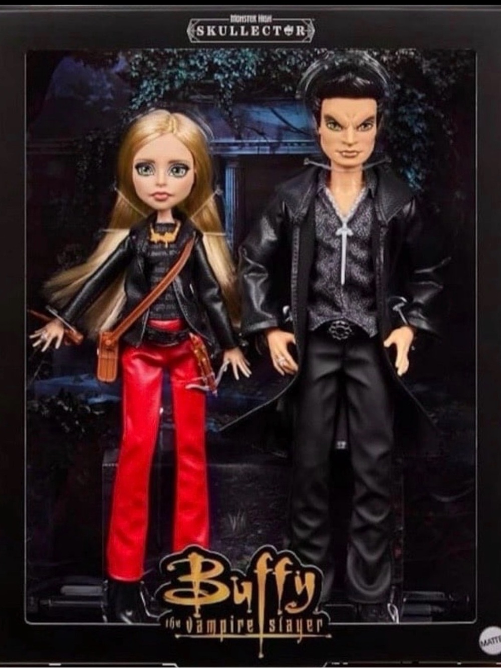 Monster high skullector Buffy and angel doll LE